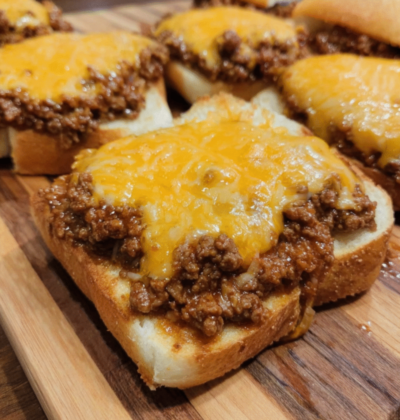 Toasts Sloppy Joe au pain Texas Toasts Sloppy Joe au pain Texas