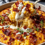 Chicken Bacon Ranch Casserole