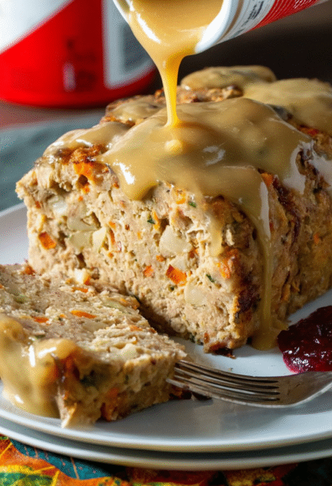 30-Minute Turkey Stuffing Meatloaf: Quick & Tasty!