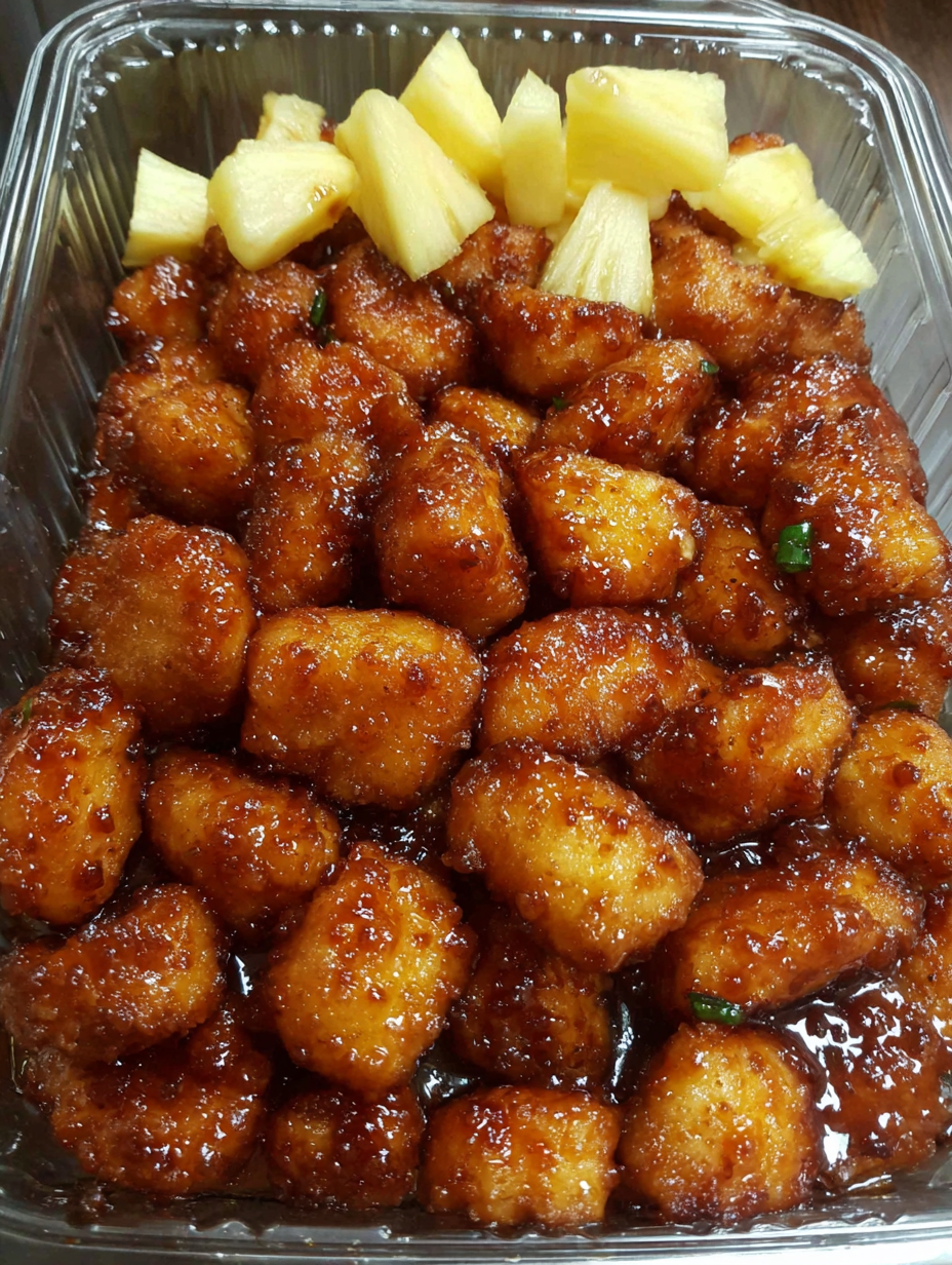 Baked Sweet and Sour Chicken