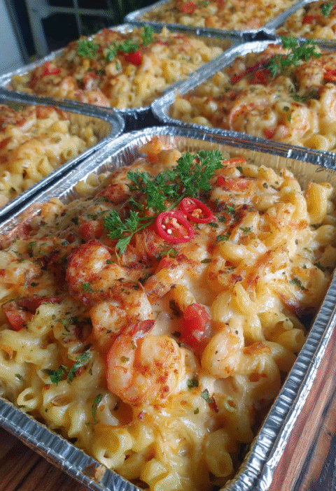Seafood Mac and Cheese