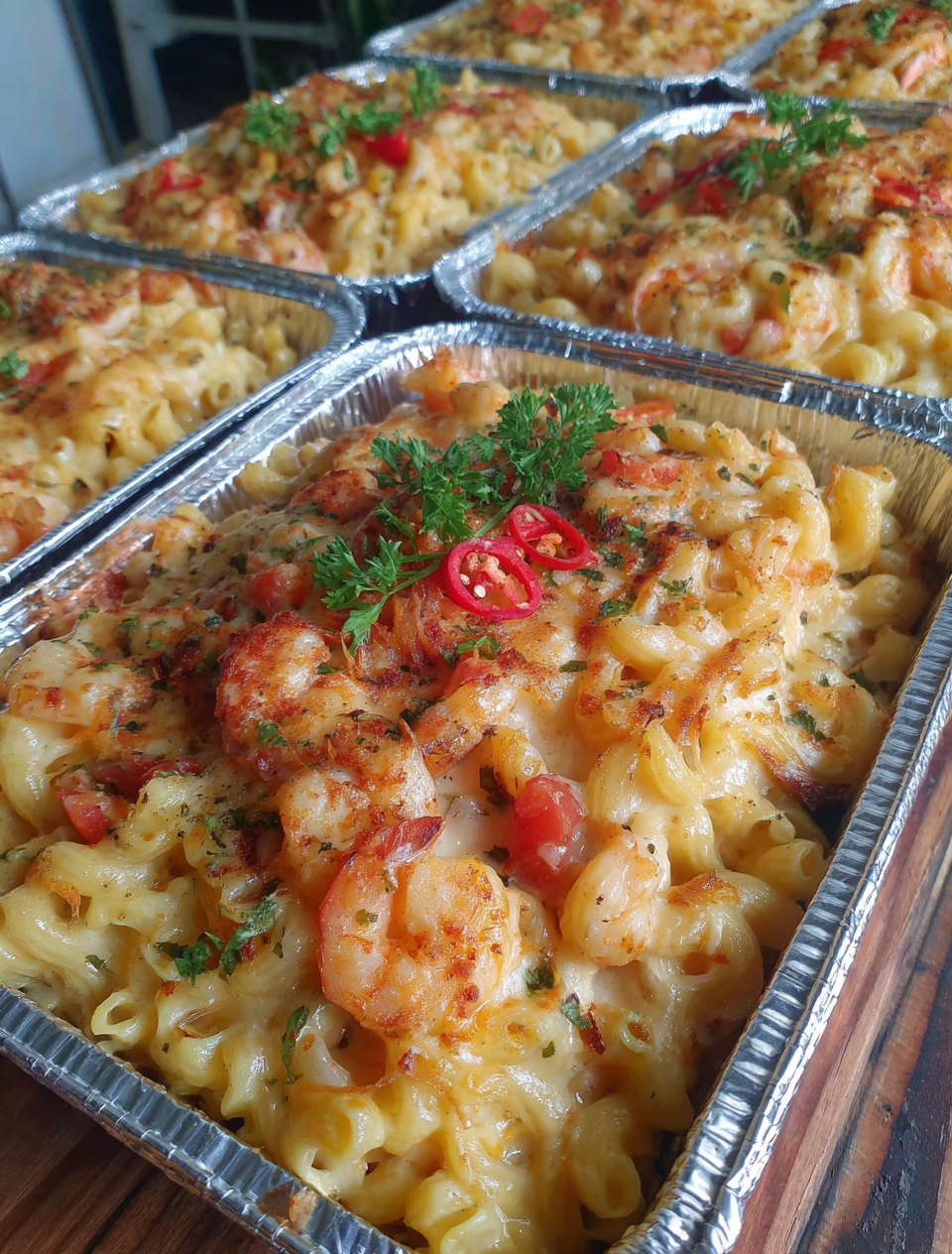 Seafood Mac and Cheese