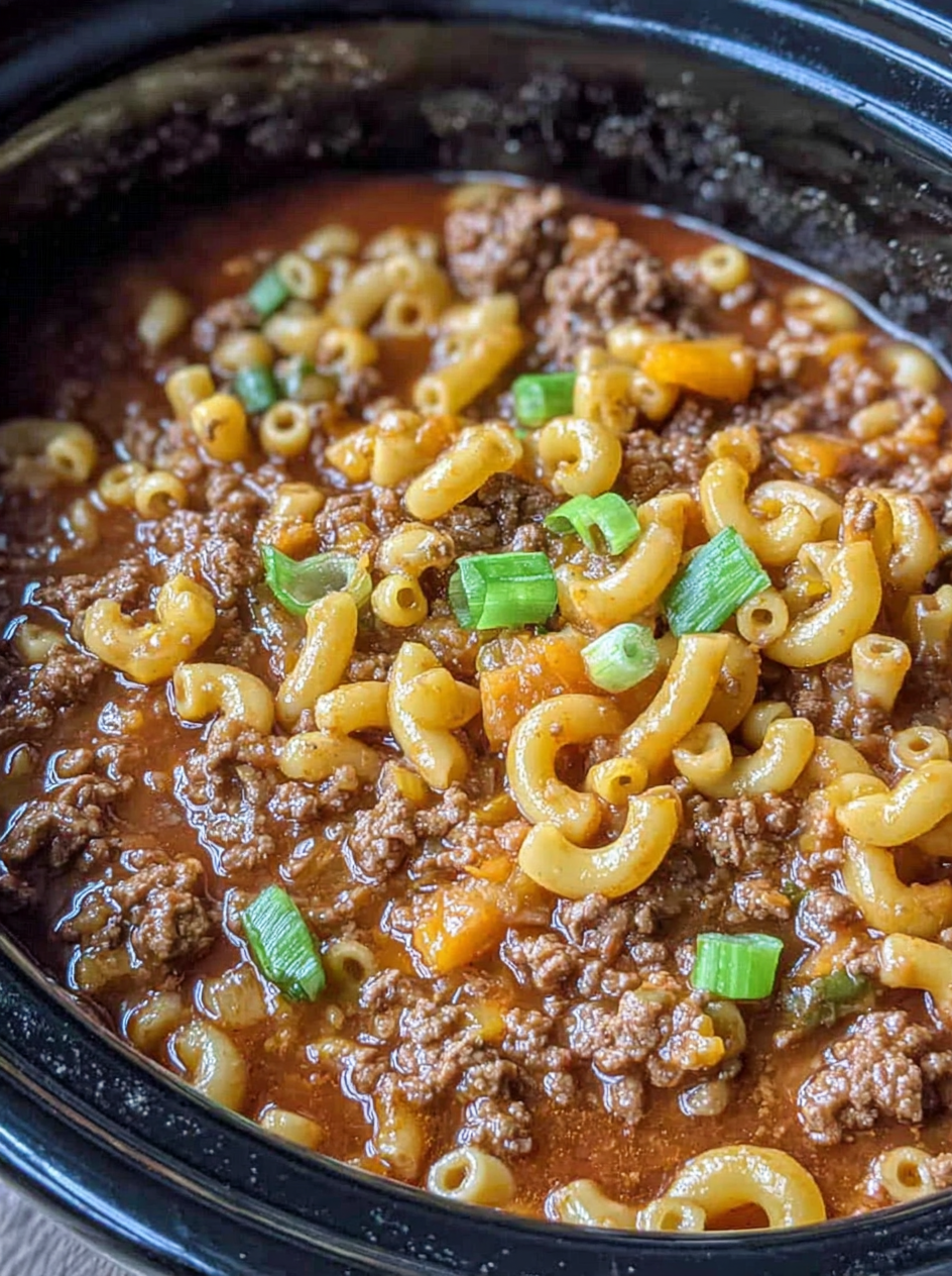 Beef and Macaroni Soup