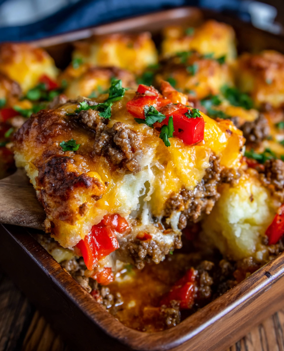 Baked southwestern beef and vegetable