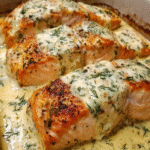 Baked macaroni and cheese with bacon