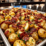 Bacon and potatoes