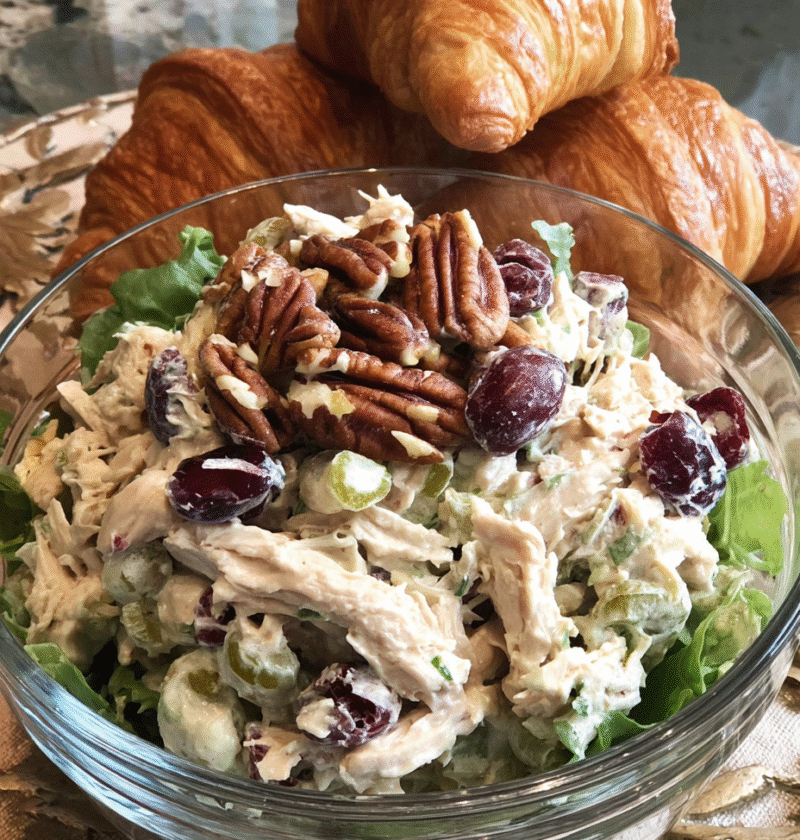 Chicken Salad on Croissants