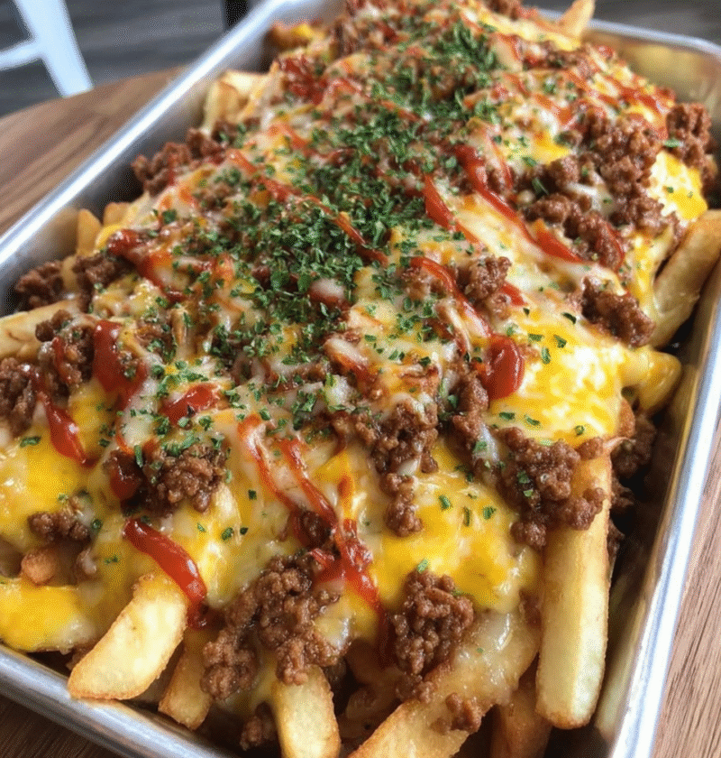 Cheeseburger French Fry Bake Cheeseburger French Fry Bake