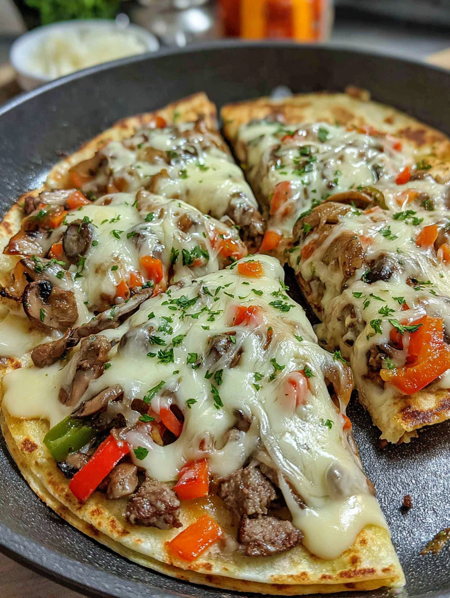 Philly Cheesesteak Quesadillas