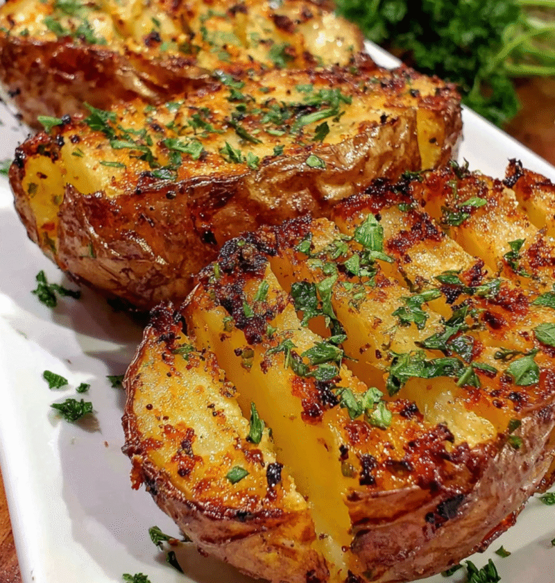 Sliced Baked Potatoes Sliced Baked Potatoes