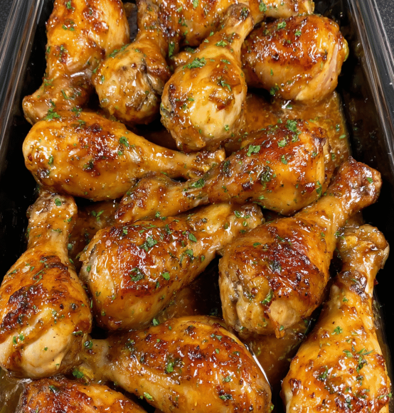 Honey garlic chicken drumsticks