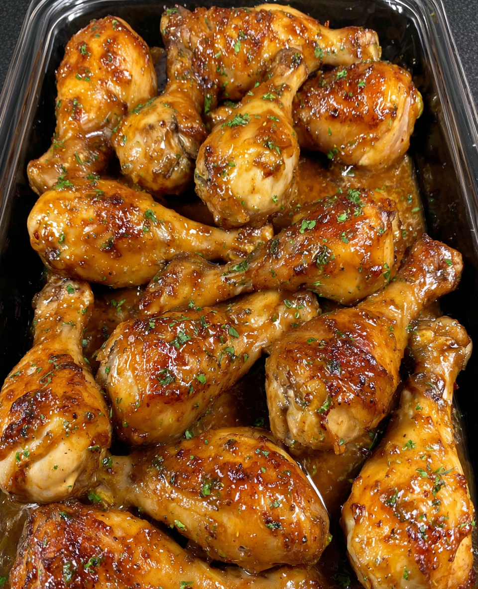 Honey garlic chicken drumsticks