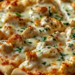 The Best Homemade Chicken Pizza Recipe with Roasted Garlic Flavor