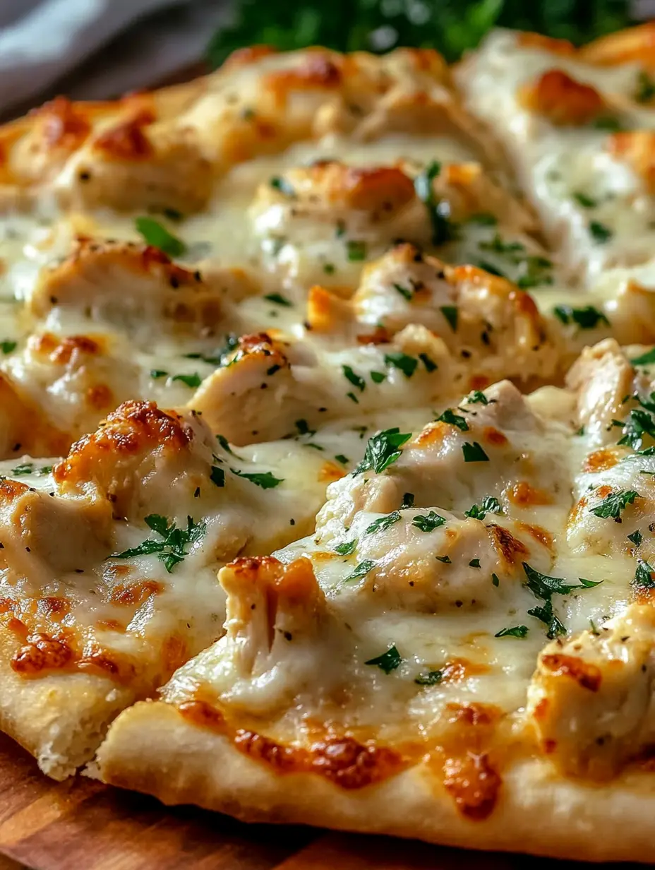 The Best Homemade Chicken Pizza Recipe with Roasted Garlic Flavor