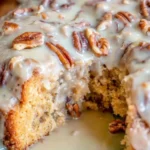 Butter Pecan Praline Poke Cake