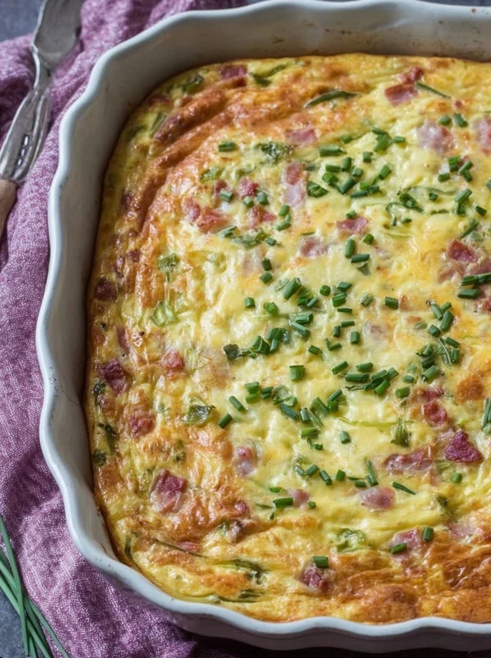 Classic Farmers Casserole — potatoes, eggs & savory ham