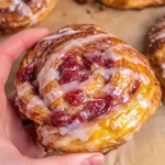 Homemade Raspberry Cream Cheese Danish for breakfast or brunch
