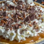 Homemade O’Charley’s Caramel Pie: buttery crust, creamy caramel, whipped topping