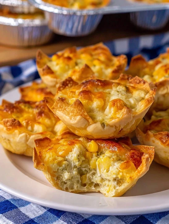 Homemade Iowa Party Bites: cream cheese, mozzarella & sweet corn in every bite