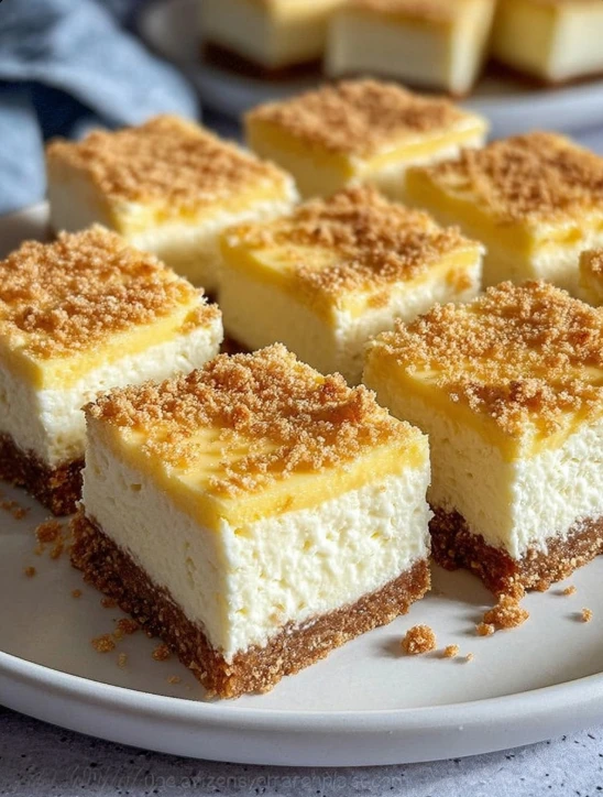 Lemon Cheesecake Squares