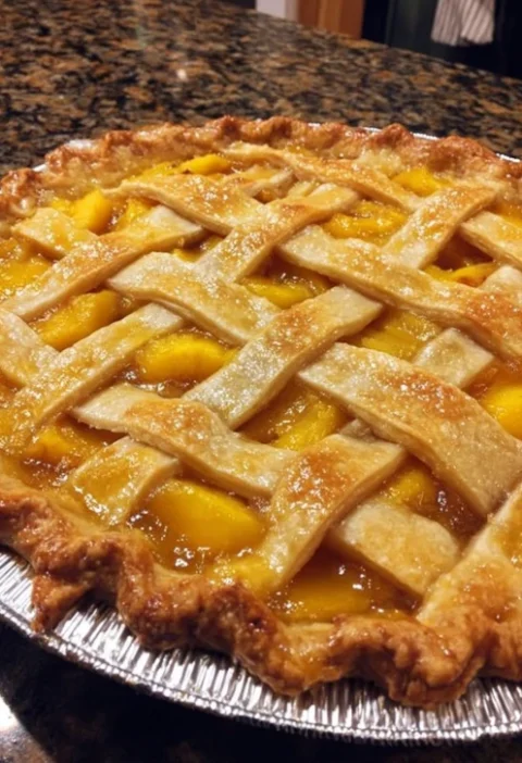 Grandma’s Peach Cobbler Pie
