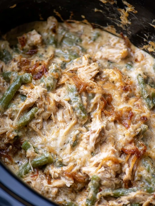 6-Ingredient Slow Cooker Chicken and Stuffing