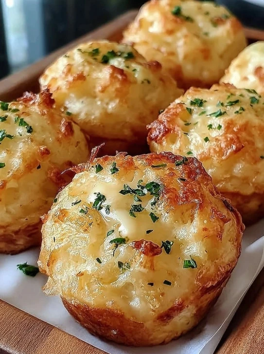 Cheesy Mashed Potato Puffs