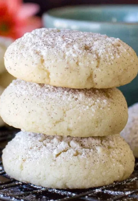 Easy Cream Cheese Cookies — soft, buttery & melt-in-your-mouth