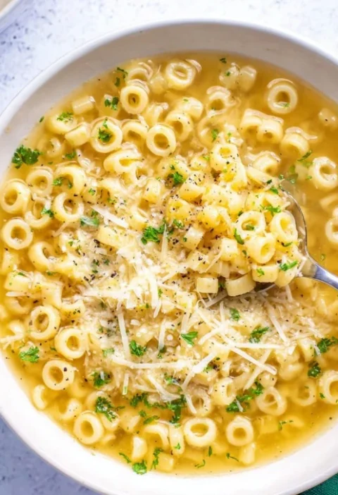 Parmesan Pasta Soup