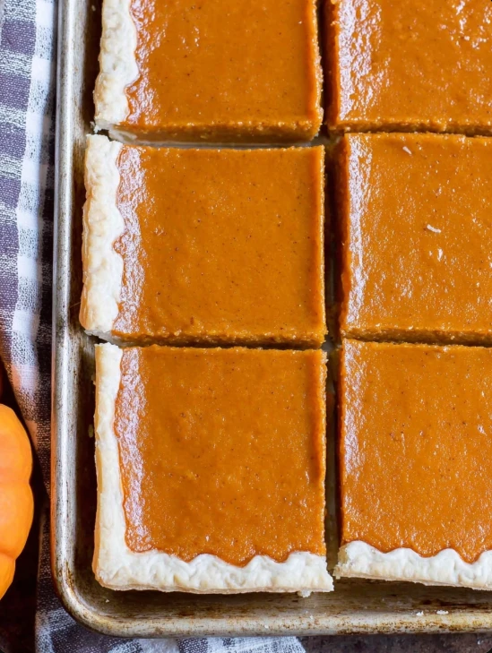 Pumpkin Slab Pie
