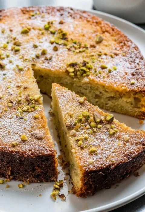 Quick & Decadent: French Pistachio Cake in 30 Minutes