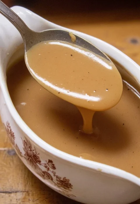 Make-Ahead White Wine Gravy