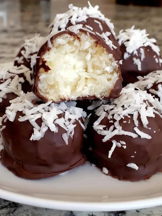 No Bake Coconut Cream Balls