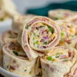 Old-Fashioned Snack Table Zesty Pinwheels