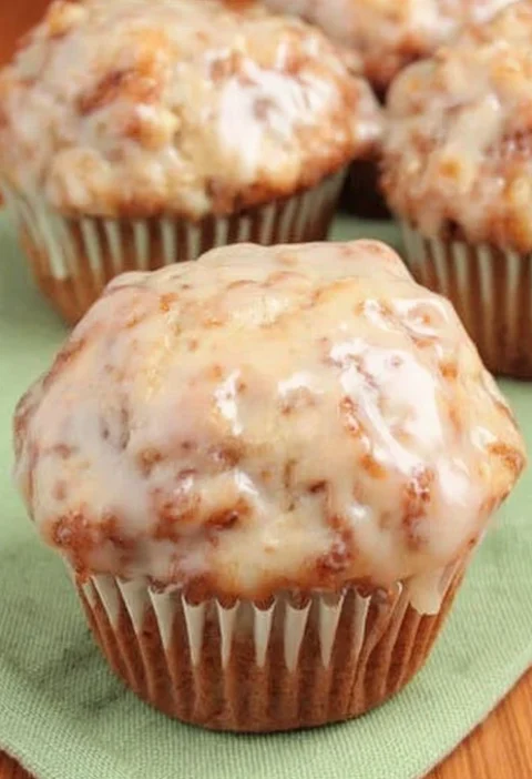 Warm Homestead Glazed Donut Muffins