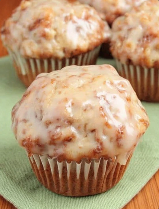 Warm Homestead Glazed Donut Muffins