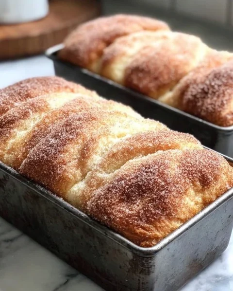 Autumn-Spiced Cinnamon Donut Bread
