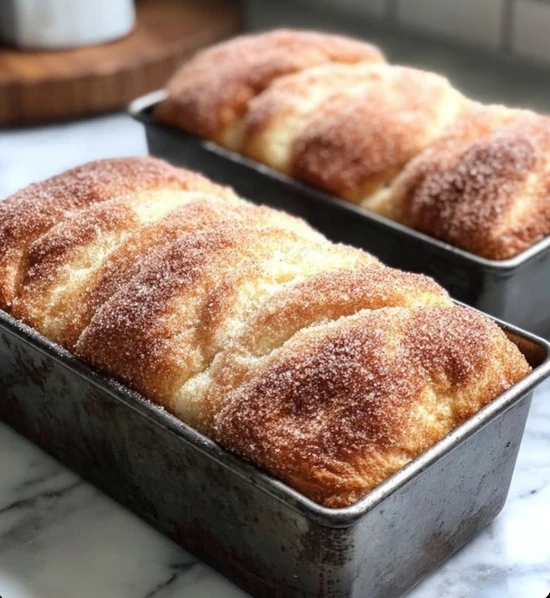 Autumn-Spiced Cinnamon Donut Bread