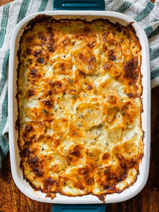 Cozy Homestead Potatoes au Gratin