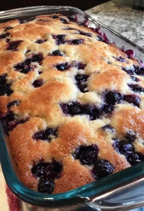 Blueberry Buttermilk Breakfast Cake