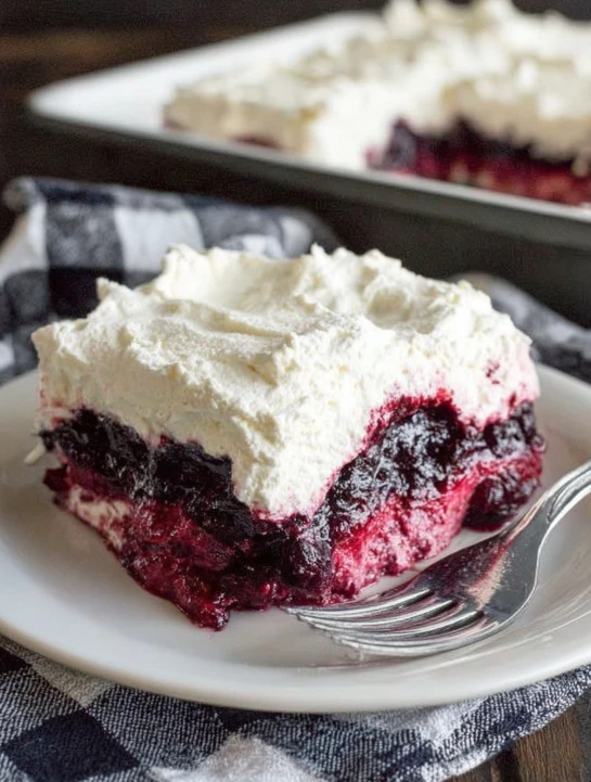 Blueberry Cloud Jello Salad