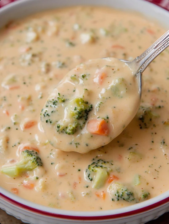 Broccoli Cauliflower Cheese Soup