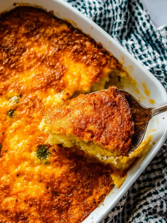 Classic Diner Cheater Cheese Soufflé
