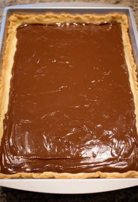 Cozy Grandma’s French Silk Slab Pie