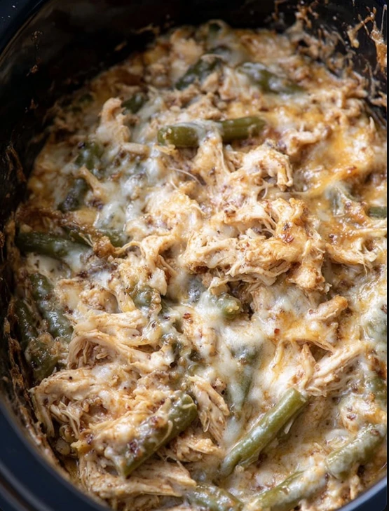 6-Ingredient Slow Cooker Chicken and Stuffing