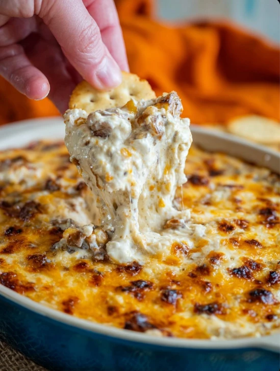 Church-Supper Baked French Onion Dip