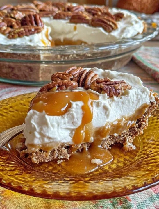 No Bake Pecan Pie Cheesecake