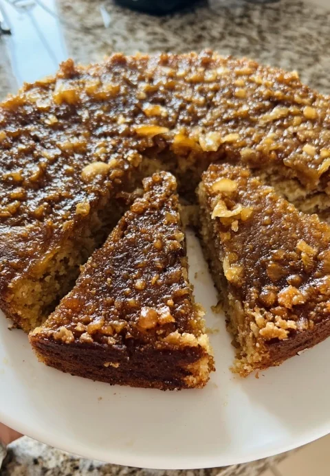 Old-Fashioned Farmhouse Swedish Apple Cake