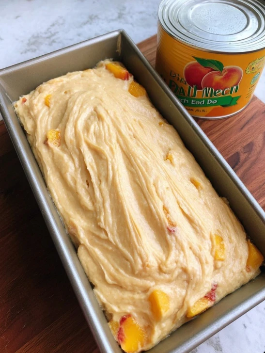 Peaches & Cream Cheese Loaf