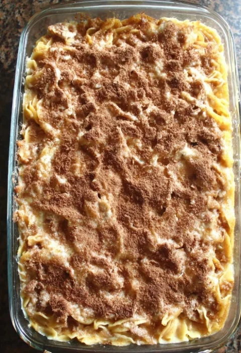 Retro Bakery Style Cinnamon Kugel